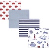 image:imageHudson Baby Unisex Baby Cotton Poly Flannel Receiving Blankets Cowboy One SizeLighthouse