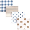 image:imageHudson Baby Unisex Baby Cotton Poly Flannel Receiving Blankets Cowboy One SizeLittle Bear