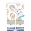 image:imageHudson Baby Unisex Baby Cotton Poly Flannel Receiving Blankets Cowboy One SizeModern Lion