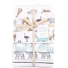image:imageHudson Baby Unisex Baby Cotton Poly Flannel Receiving Blankets Cowboy One SizeModern Neutral Safari