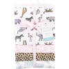 image:imageHudson Baby Unisex Baby Cotton Poly Flannel Receiving Blankets Cowboy One SizeModern Pink Safari
