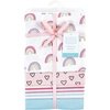 image:imageHudson Baby Unisex Baby Cotton Poly Flannel Receiving Blankets Cowboy One SizeModern Rainbow