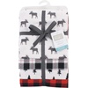 image:imageHudson Baby Unisex Baby Cotton Poly Flannel Receiving Blankets Cowboy One SizeMoose