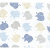 image:imageHudson Baby Unisex Baby Cotton Poly Flannel Receiving Blankets Cowboy One SizeMulti Color Boy Elephant
