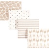 image:imageHudson Baby Unisex Baby Cotton Poly Flannel Receiving Blankets Cowboy One SizeNeutral Giraffe