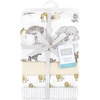 image:imageHudson Baby Unisex Baby Cotton Poly Flannel Receiving Blankets Cowboy One SizeNeutral Safari World