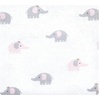 image:imageHudson Baby Unisex Baby Cotton Poly Flannel Receiving Blankets Cowboy One SizePink Gray Elephant