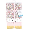 image:imageHudson Baby Unisex Baby Cotton Poly Flannel Receiving Blankets Cowboy One SizePink Yellow Pretty Floral