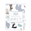 image:imageHudson Baby Unisex Baby Multiuse Car Seat Canopy Modern Neutral Safari One SizeZoo Animals