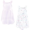 image:imageHudson Baby Girls Cotton DressesLilac Garden