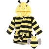 image:imageHudson Baby unisexbaby Plush Bathrobe and Toy SetBee