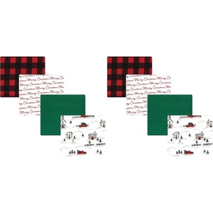 image:imageHudson Baby Unisex Baby Cotton Poly Flannel Receiving Blankets Cowboy One Size  
