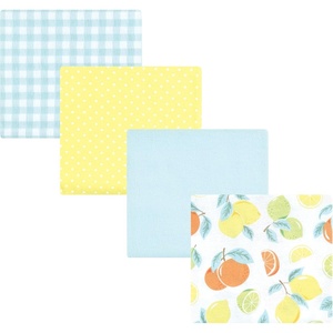 image:imageHudson Baby Unisex Baby Cotton Poly Flannel Receiving Blankets Cowboy One SizeCitrus Mint