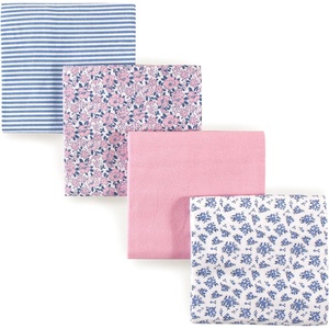 image:imageHudson Baby Unisex Baby Cotton Poly Flannel Receiving Blankets Cowboy One SizeClassic Floral