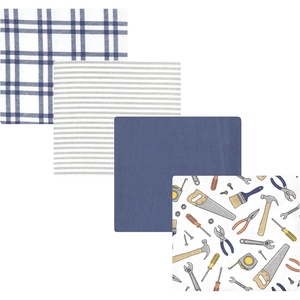 image:imageHudson Baby Unisex Baby Cotton Poly Flannel Receiving Blankets Cowboy One SizeConstruction Work