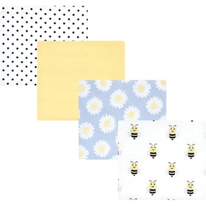 image:imageHudson Baby Unisex Baby Cotton Poly Flannel Receiving Blankets Cowboy One SizeDaisy Bee