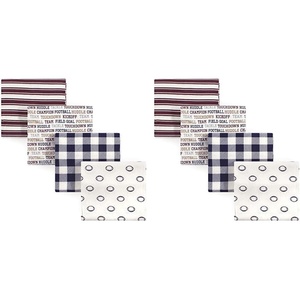 image:imageHudson Baby Unisex Baby Cotton Poly Flannel Receiving Blankets Cowboy One SizeFootball
