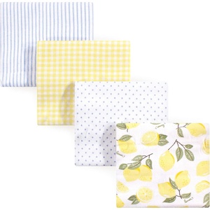 image:imageHudson Baby Unisex Baby Cotton Poly Flannel Receiving Blankets Cowboy One SizeLemons