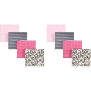 image:imageHudson Baby Unisex Baby Cotton Poly Flannel Receiving Blankets Cowboy One SizeLeopard