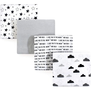 image:imageHudson Baby Unisex Baby Cotton Poly Flannel Receiving Blankets Cowboy One SizeMoon and Back