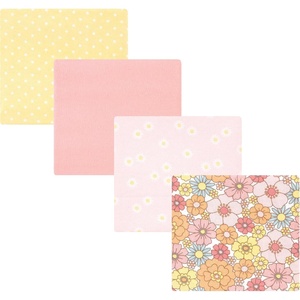 image:imageHudson Baby Unisex Baby Cotton Poly Flannel Receiving Blankets Cowboy One SizePeace Love Flowers