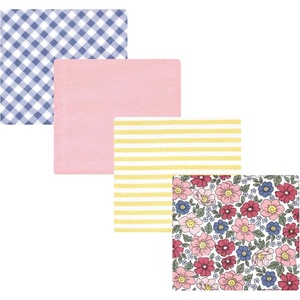 image:imageHudson Baby Unisex Baby Cotton Poly Flannel Receiving Blankets Cowboy One SizePink Blue Pretty Floral