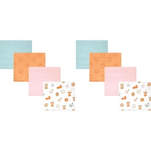 image:imageHudson Baby Unisex Baby Cotton Poly Flannel Receiving Blankets Cowboy One SizePumpkin Spice
