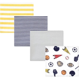 image:imageHudson Baby Unisex Baby Cotton Poly Flannel Receiving Blankets Cowboy One SizeSports Fan