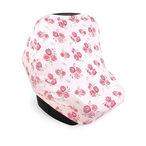 image:imageHudson Baby Unisex Baby Multiuse Car Seat Canopy Modern Neutral Safari One SizeBlush Rose