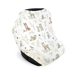 image:imageHudson Baby Unisex Baby Multiuse Car Seat Canopy Modern Neutral Safari One SizeEnchanted Forest