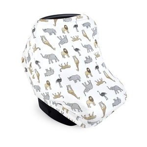 image:imageHudson Baby Unisex Baby Multiuse Car Seat Canopy Modern Neutral Safari One SizeModern Neutral Safari