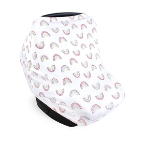 image:imageHudson Baby Unisex Baby Multiuse Car Seat Canopy Modern Neutral Safari One SizeModern Rainbow