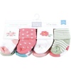 image:imageHudson Baby Baby 8pack Cotton Rich Newborn and Terry SocksCoral Pretty Floral