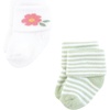 image:imageHudson Baby Baby 8pack Cotton Rich Newborn and Terry SocksCoral Pretty Floral