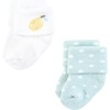 image:imageHudson Baby Baby 8pack Cotton Rich Newborn and Terry SocksLemon Daisy