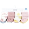 image:imageHudson Baby Baby 8pack Cotton Rich Newborn and Terry SocksPastel Sun and Rainbow