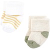 image:imageHudson Baby Baby 8pack Cotton Rich Newborn and Terry SocksSunflower