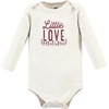 image:imageHudson Baby Unisex Baby Cotton Bodysuit Pant and Shoe Set Little Love Flowers Newborn