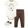 image:imageHudson Baby Unisex Baby Cotton Bodysuit Pant and Shoe Set Dinosaur Adventures 69 Months