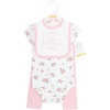 image:imageHudson Baby Unisex Baby Cotton Bodysuit Pant and Bib SetDaddys Sweetheart Floral