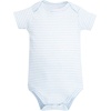 image:imageHudson Baby Unisex Baby Cotton Bodysuit Pant and Bib SetLt Blue Stripe Bow Tie