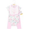 image:imageHudson Baby Unisex Baby Cotton Bodysuit Pant and Bib SetMamas Girl Bow