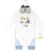 image:imageHudson Baby Unisex Baby Cotton LongSleeve Bodysuit Pant and Shoe SetCute Construction