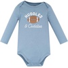 image:imageHudson Baby Unisex Baby Cotton LongSleeve Bodysuit Pant and Shoe SetHuddles and Cuddles