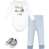 image:imageHudson Baby Unisex Baby Cotton LongSleeve Bodysuit Pant and Shoe SetCute Construction