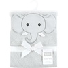 image:imageHudson Baby Unisex Baby Cotton Poly Animal Face Hooded TowelClassic Elephant