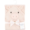 image:imageHudson Baby Unisex Baby Cotton Poly Animal Face Hooded TowelPiggy