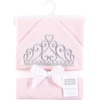 image:imageHudson Baby Unisex Baby Cotton Poly Animal Face Hooded TowelPrincess Tiara