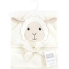 image:imageHudson Baby Unisex Baby Cotton Poly Animal Face Hooded TowelTaupe Sheep