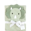 image:imageHudson Baby Unisex Baby Cotton Poly Animal Face Hooded TowelTriceratops